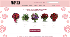 Desktop Screenshot of beckysflowerbasket.org